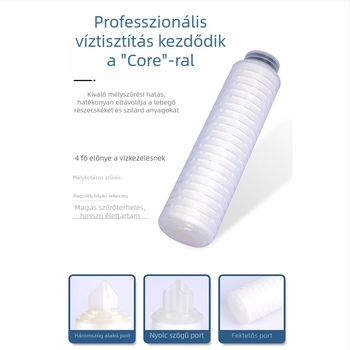 Szűrőelem hajtogatható, polipropilén mikroporózus, háromszög alakú csúcs, 0.22um pórusméret, 222 interfész