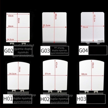 Négyzet alakú vécéfedél, vastagított és tartós, párnázott, montázsfuratok távolsága állítható 10–18 mm, anyag: urea-formaldehid gyanta