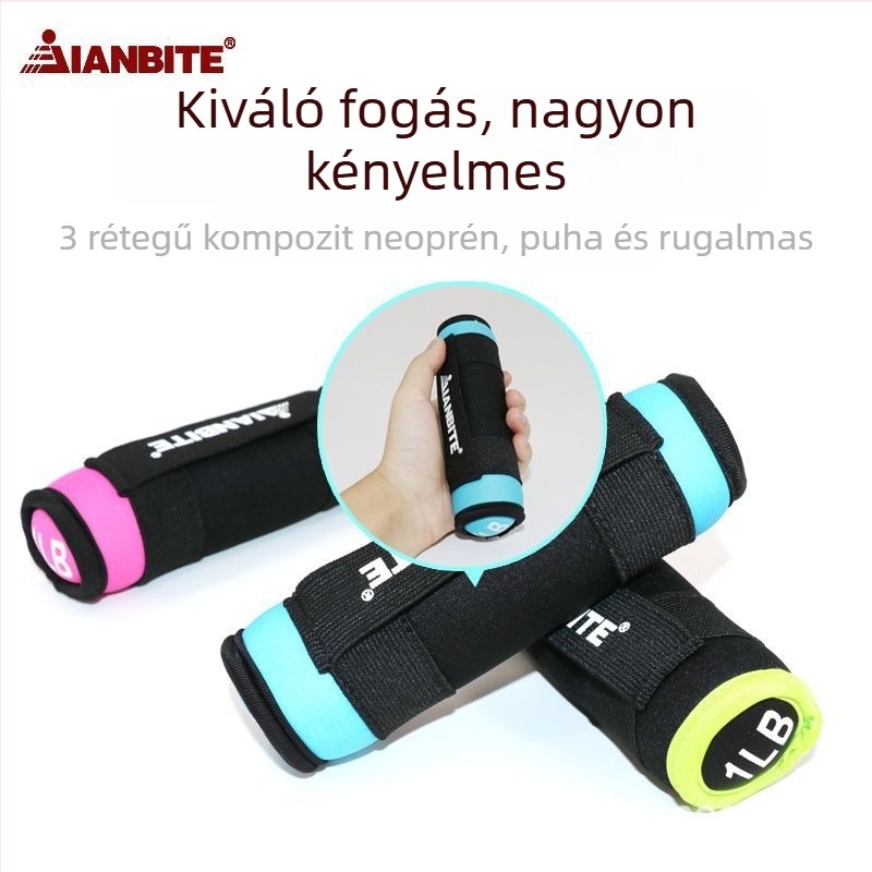 Otthoni fitnesz felszerelés: EVA anyagú súlyzók és homokzsákok jóga és aerobik edzéshez; súlyok 1, 2 vagy 3 lb; márka Healthy bit