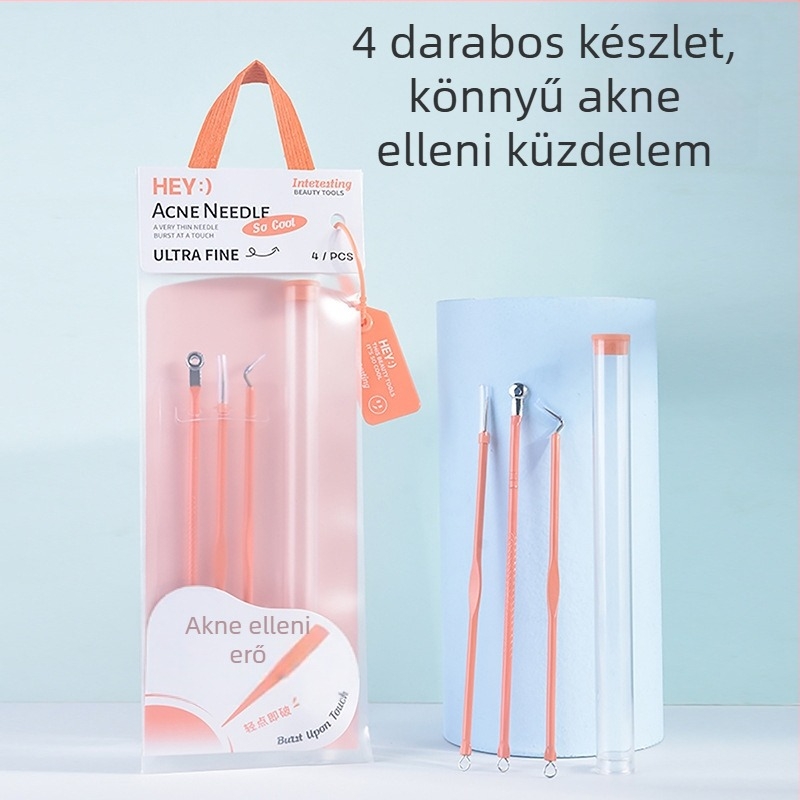 Mary'an kettős fejű pattanás tűkészlet a pórusok tisztításához és a fekete pöttyök eltávolításához — 5 éves élettartam