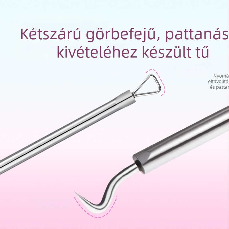 Idealful Pattanás Tű – Kozmetikai eszköz az arcra, rozsdamentes acélból, 144-es csomagolás, általános használatra