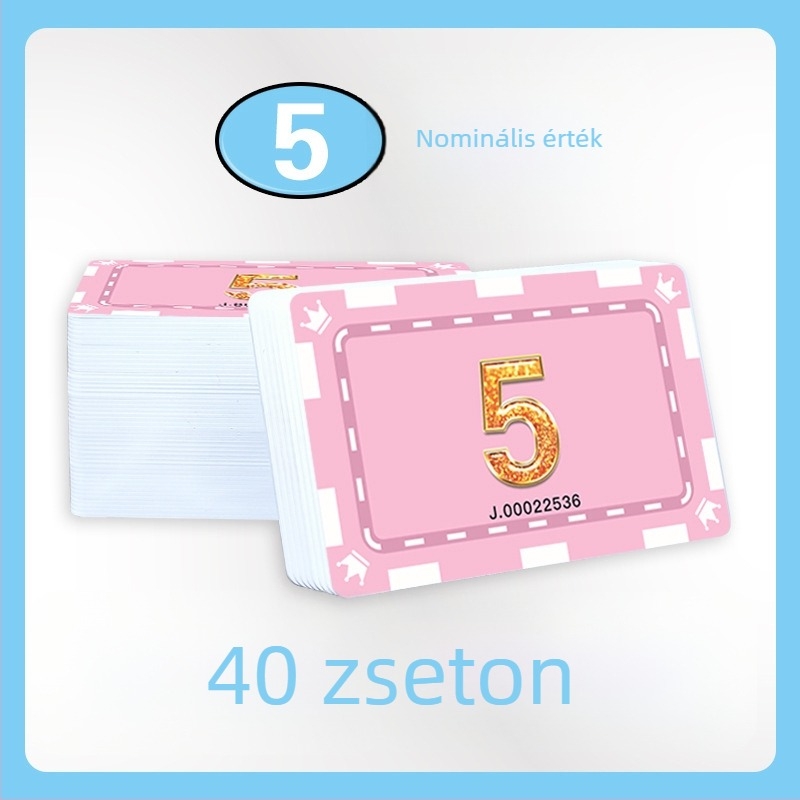 PVC poker kártyák és zsetonok – vízálló, kopásálló, Texas Hold’em és játékszobákhoz
