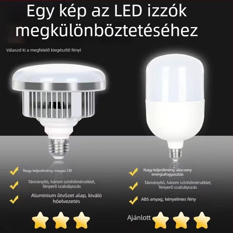 Élő közvetítéshez készült fotó világítás — 55W, 5600K, állítható fényerő, színárnyalat állítható, alkalmas élő közvetítésre, smink és szelfi