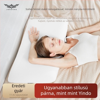 Pillow Island memóriahab párna, téglalap alakú, belső magasság 10–15 cm, belső anyag poliészter-pamut