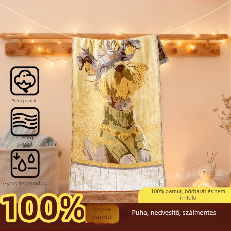 Baba arctörölköző, puha, bőrbarát és nedvszívó — géz anyag, 95 g, Márka Slanting Moon Three Stars