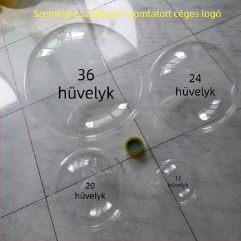 Tingren Bobo Lufi Készlet – PVC, Hullámlufi, Kör alak, Nyomtatott logó, Virágdíszítés