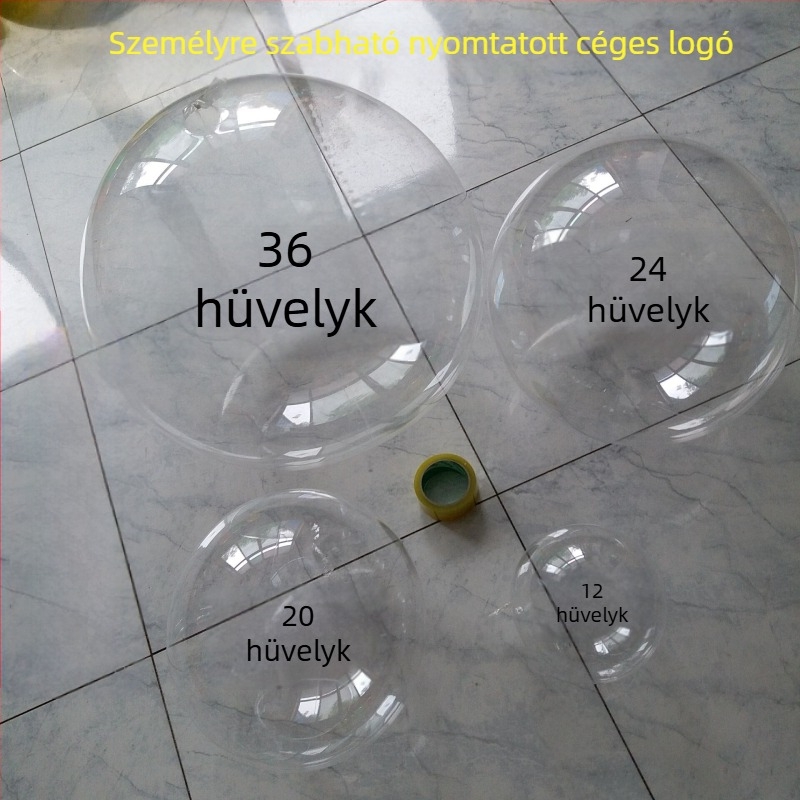 Tingren Bobo Lufi Készlet – PVC, Hullámlufi, Kör alak, Nyomtatott logó, Virágdíszítés