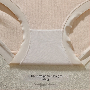 Pamut terhességi fehérnemű, magas derék, antibakteriális, gussett-tel bővített, légáteresztő has-támasz