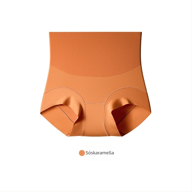Női varrat nélküli magas derekú haskontroll alsónemű, nylon alapanyagból, 100% pamut speciális terület, légáteresztő és antibakteriális