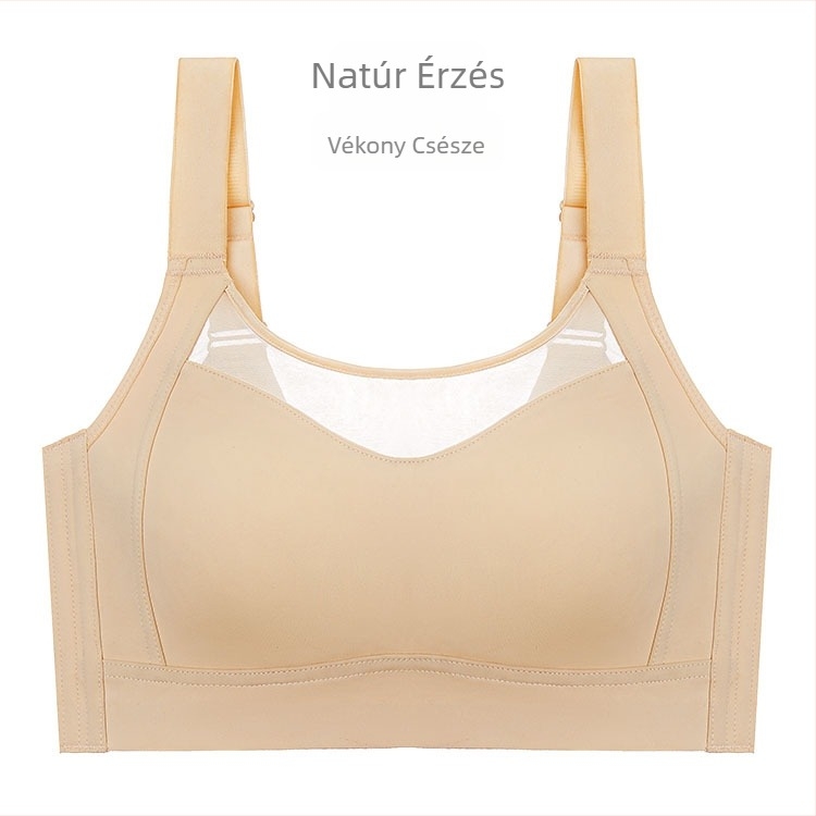 Női bandeau melltartó, varrás nélküli, oldalsó támasz, állítható és személyre szabható, teljes kosár, vékony formázott kosár