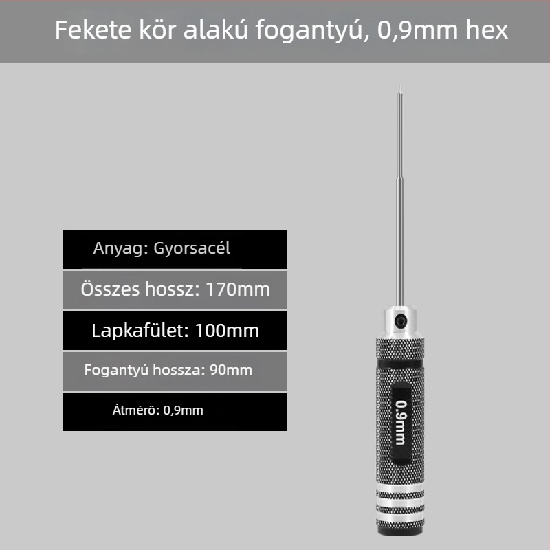 Model repülőgép hex csavarhúzó készlet 1.27/1.3/1.5/2.5 mm, 6‑szög
