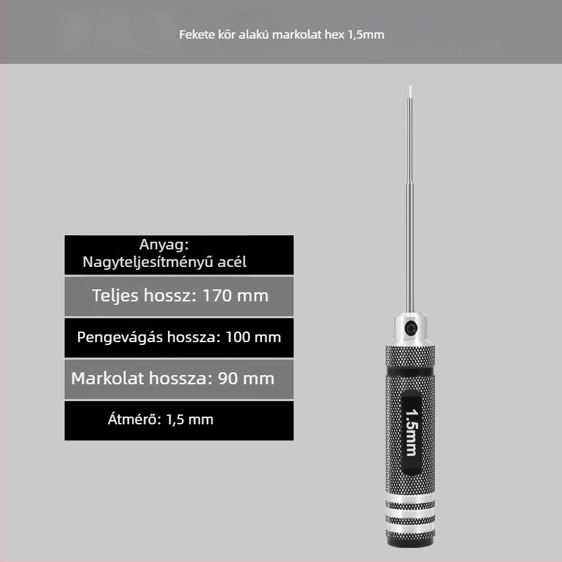 Model repülőgép hex csavarhúzó készlet 1.27/1.3/1.5/2.5 mm, 6‑szög