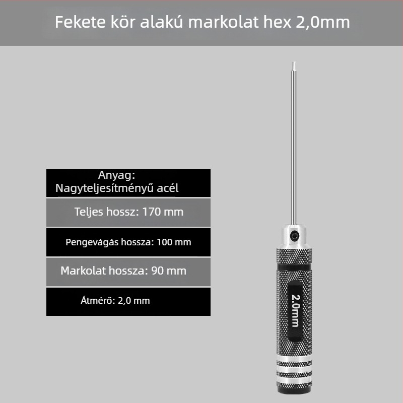 Model repülőgép hex csavarhúzó készlet 1.27/1.3/1.5/2.5 mm, 6‑szög