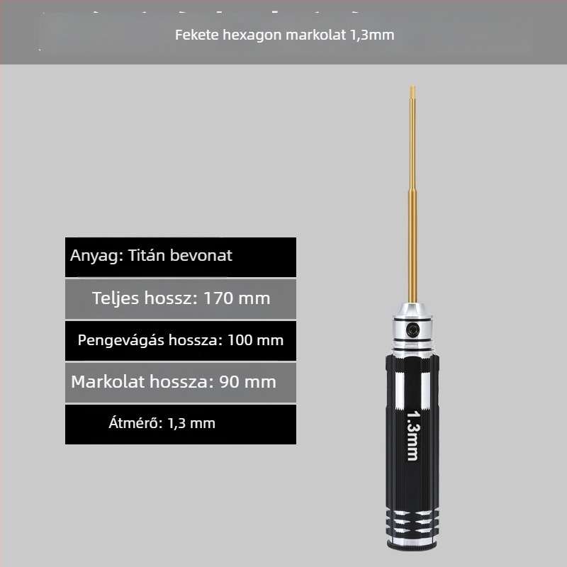 Model repülőgép hex csavarhúzó készlet 1.27/1.3/1.5/2.5 mm, 6‑szög