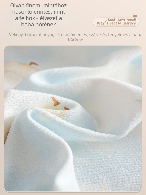 Újszülött pamut swaddle takaró, négy évszak, állat/rajzfilm/virág minta, Biztonsági osztály A