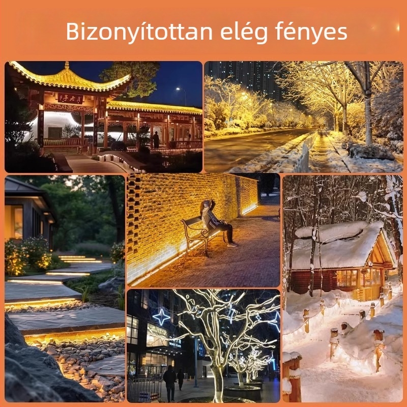 LED kör alakú fénycsík - szilikon rugalmas, kültéri vízálló reklámjelző (Nem importált; Nincs tanúsítvány; Nem általános adózó)