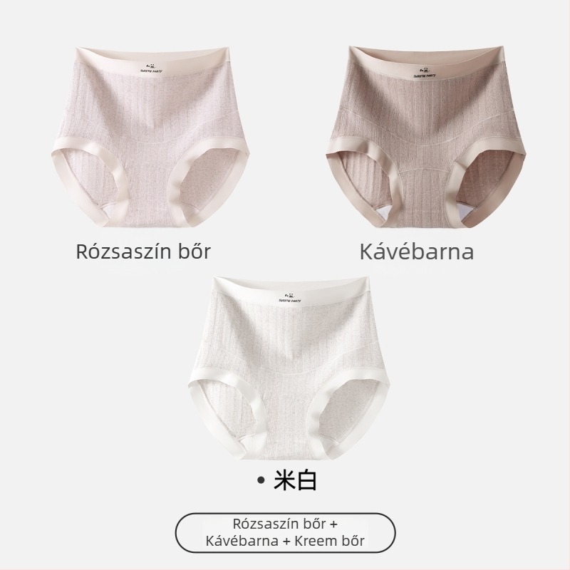 Várandós fehérnemű, magas derekú has támasz, antibakteriális pamut, lélegző, nagy méretek