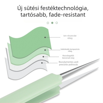 5-darabos pattanáskezelő készlet, rozsdamentes acélból, tükrökkel, modell fcztz-03