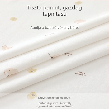 Yi Nuan Er babaszövet Swaddle, 100% pamut, állatmintás, 1–3 éveseknek (80–100 cm)