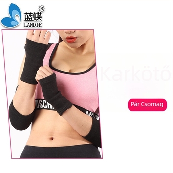 Kombinált sportvédő készlet tenyér, csukló, könyök, váll, térd, boka, fej és törzs védőkkel; anyag: poliészter rost, polipropilén, latex fonal; általános használatra minden sporthoz