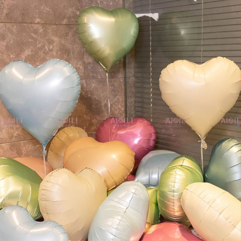 Fóliabalonok készlete alumínium anyagból, farok-formával, testreszabható logóval – születésnapra, esküvőre és Valentin-napra