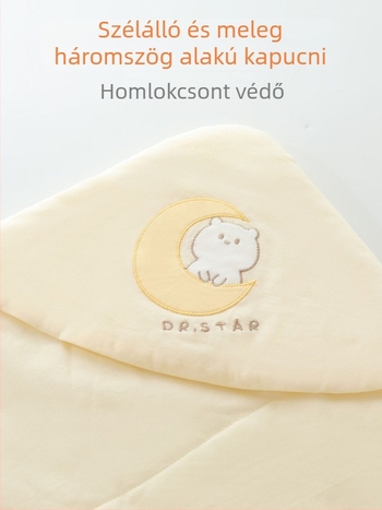 Kötött téli babapizsama: 100% pamut anyag, poliészter töltet, minták: állatok/kocka/rajzfilmfigurák, 1–3 éves csecsemőknek és kisgyermekeknek