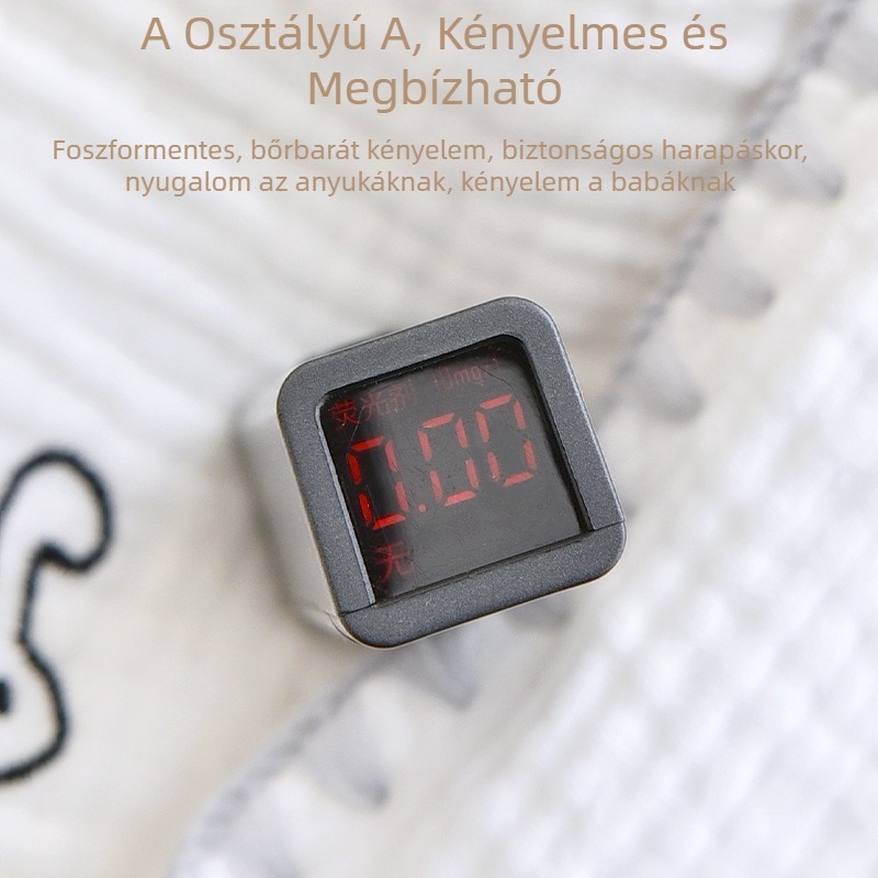 Újszülött körbetekerő törölköző, tiszta pamut géz, hímzett szélek, mesefigurás minta
