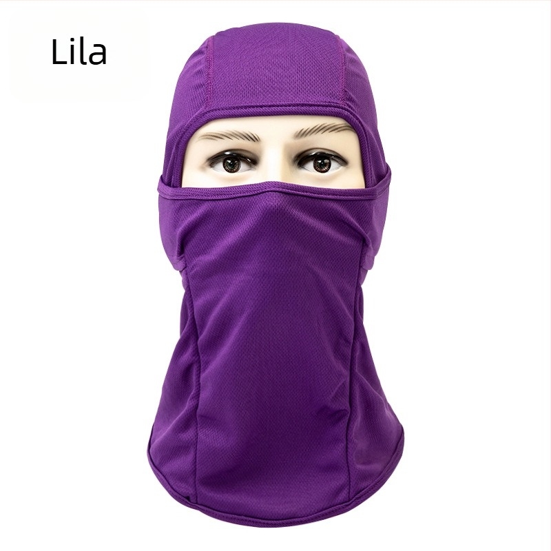 Kerékpáros/motorkerékpáros arcmaszk – UV védelem, Spandex/Lycra anyag, uniszex, márka AT