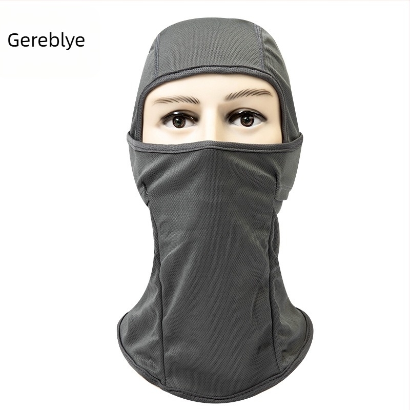 Kerékpáros/motorkerékpáros arcmaszk – UV védelem, Spandex/Lycra anyag, uniszex, márka AT