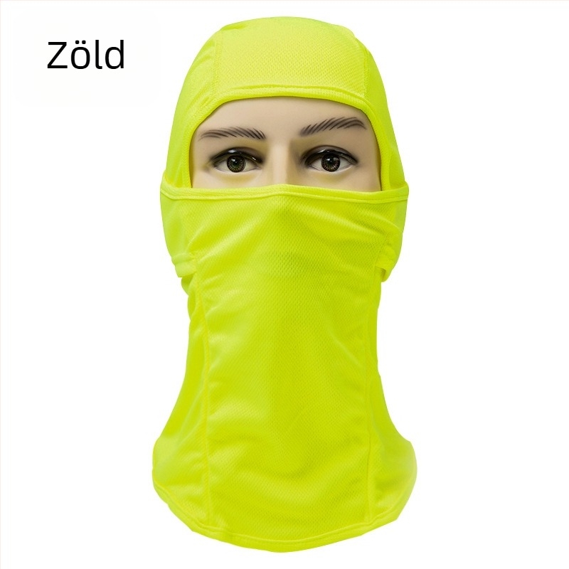 Kerékpáros/motorkerékpáros arcmaszk – UV védelem, Spandex/Lycra anyag, uniszex, márka AT