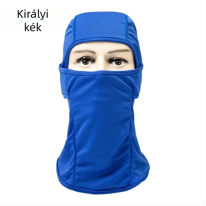 Kerékpáros/motorkerékpáros arcmaszk – UV védelem, Spandex/Lycra anyag, uniszex, márka AT