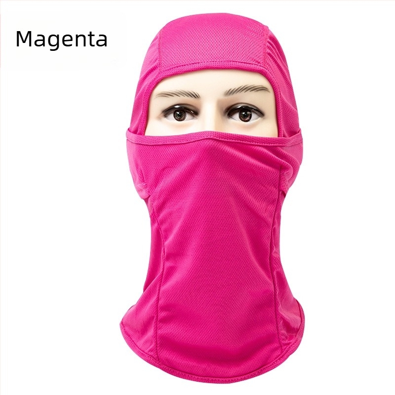 Kerékpáros/motorkerékpáros arcmaszk – UV védelem, Spandex/Lycra anyag, uniszex, márka AT