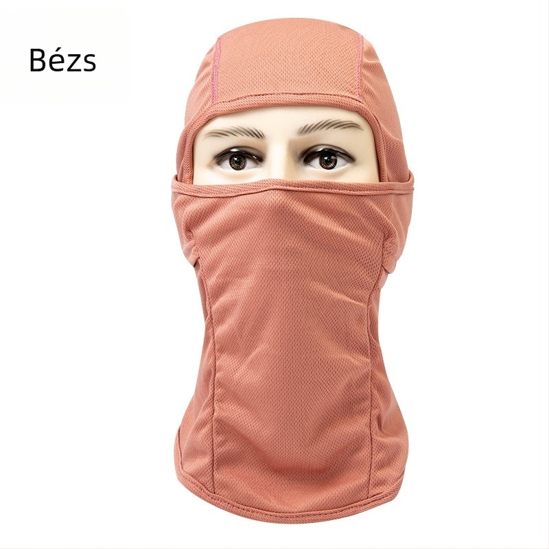 Kerékpáros/motorkerékpáros arcmaszk – UV védelem, Spandex/Lycra anyag, uniszex, márka AT