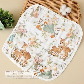 Baba 6 rétegű géz törölköző nyálzáshoz, 40-count, 60 g