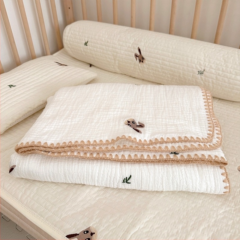 Baba géz takaró és fürdőlepedő, lélegző és bőrbarát, minden évszakra, 200–300 g