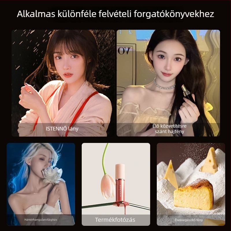 LED töltőfény élő közvetítéshez - 40W, háromszínű fényhőmérséklet, álló kivitel, 220V, LATZZ