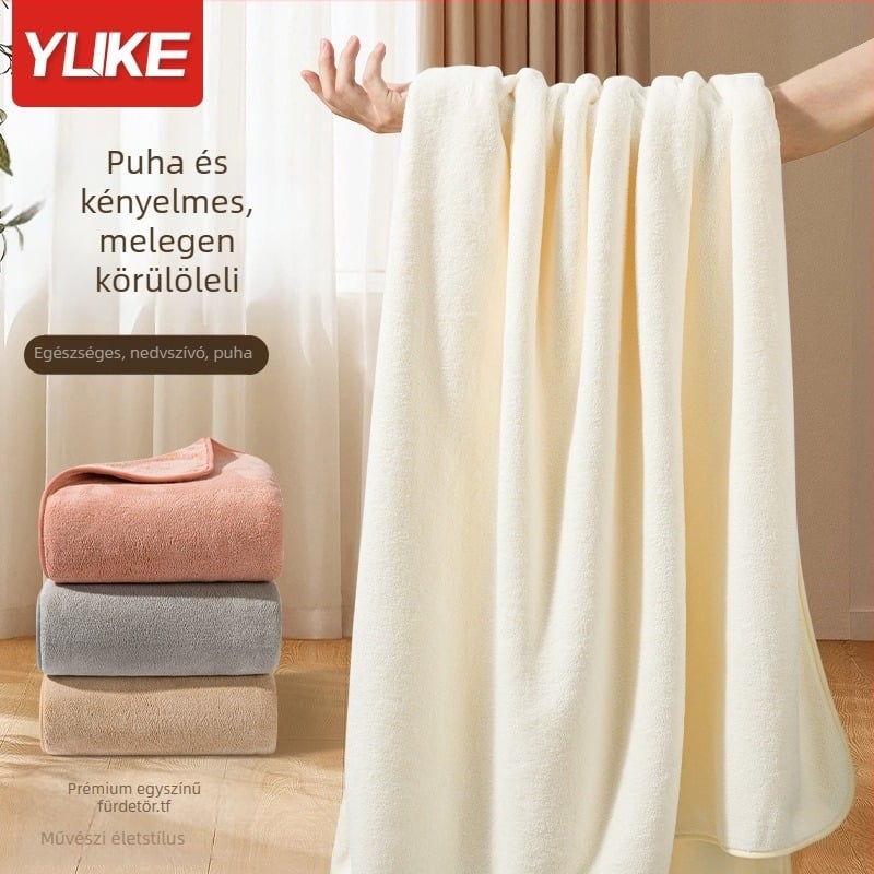 Yuke babafürdő törölköző, 80% poliészter szál + 20% nylon, 400–500 g, egyszerű szövés