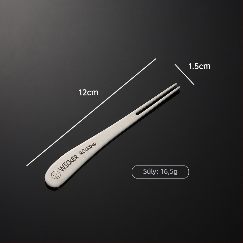 304 rozsdamentes acélból készült lézeres mosoly mintával és döntött markolattal készült evőeszköz készlet – kanál, evőpálcák és villa, teljes készlet logó nyomtatással