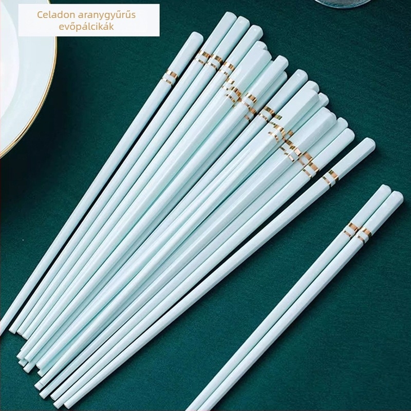 Kerámia evőpálcikák, Tao Xing Tian Xia márka, Modern minimalist stílus, virágos mintázat, prémium kategória