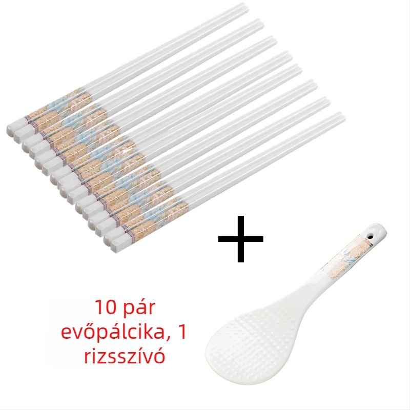 Kerámia evőpálcikák, Tao Xing Tian Xia márka, Modern minimalist stílus, virágos mintázat, prémium kategória