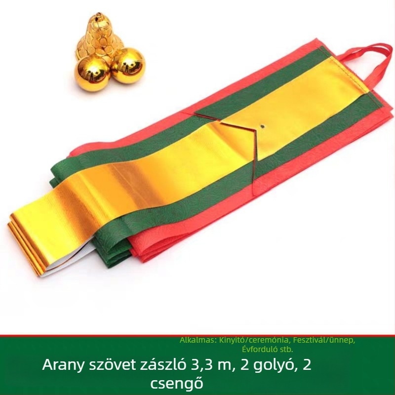 Hullámos zászlófüzér karácsonyi dekorációhoz, vászon zászlók, modern minimalist stílus, Shu Tingxiang Márka