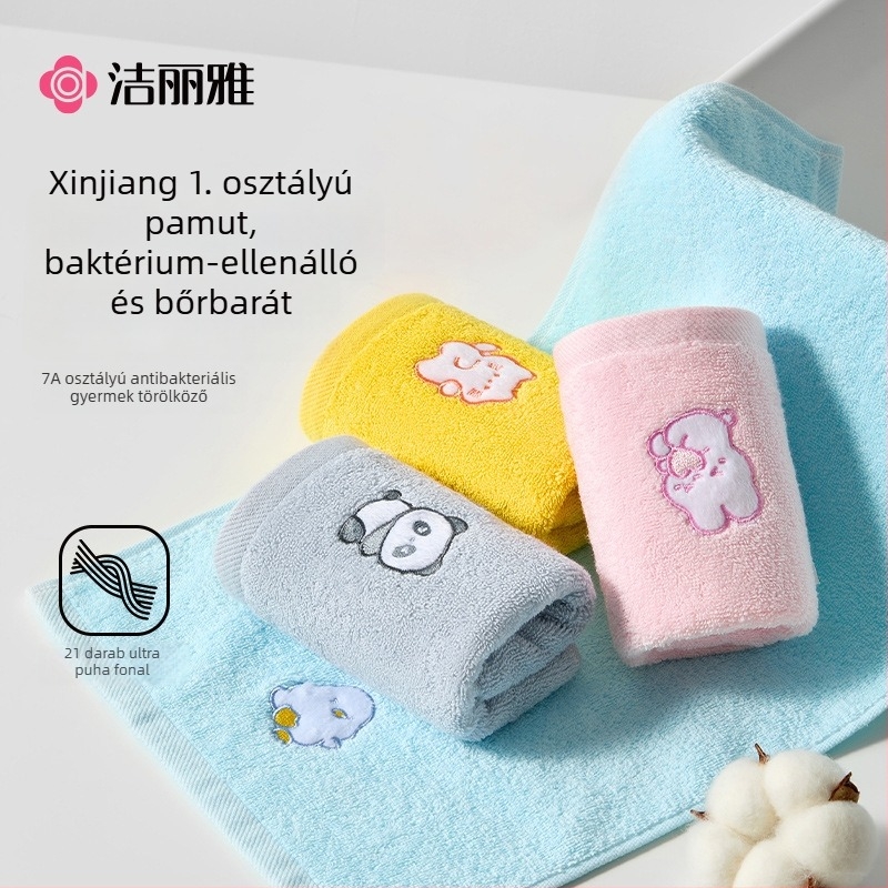 Grace Csecsemő törölköző 100% pamutból, modell W3820, 21 extra puha fonal, hímzés és jacquard, súly kevesebb mint 50 g, egyedi feldolgozás elérhető