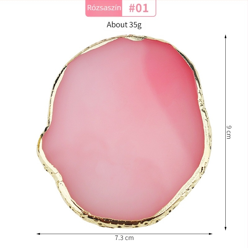 Köröm művészeti bemutató tábla, szív alakú paletta, 50 g, Emperor mei