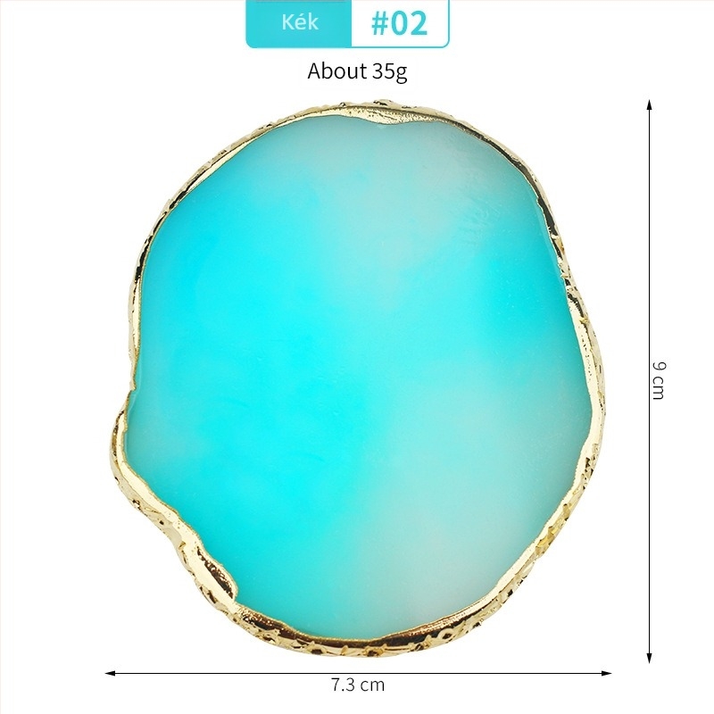 Köröm művészeti bemutató tábla, szív alakú paletta, 50 g, Emperor mei