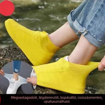 Cipővédők, újrahasználható, vízálló, csúszásmentes, szilikon, uniszex