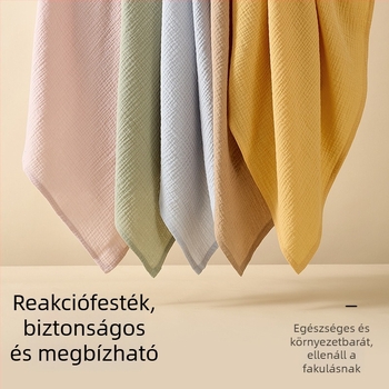 Baba dupla réteg géz törölköző, 100-200 g, 100% gyapot, négy évszakos használat, egyedi feldolgozás