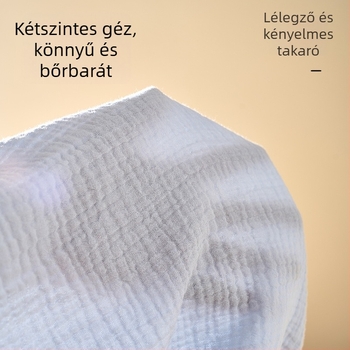 Baba dupla réteg géz törölköző, 100-200 g, 100% gyapot, négy évszakos használat, egyedi feldolgozás