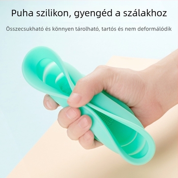 Szilikonból készült sminkecset tisztító, összecsukható tisztító tál, modell XMS01