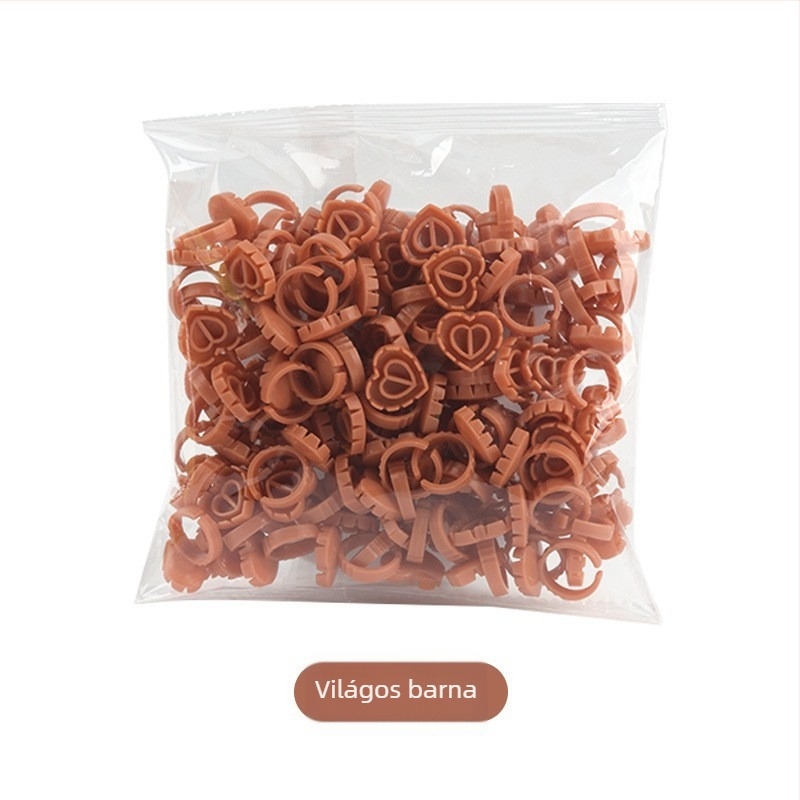 Szemszál-tetoválás és szemöldök-tetoválás flip-top gyűrűs pohár, 45 g, 360 darabos csomag