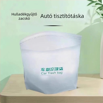 Qiwang Autóba tartozó szemeteszacskó — önálló kialakítás, műszerfalra szerelhető, vízálló műanyag tárolózsák